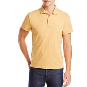 The Men's Store at Bloomingdale's Cotton Slub Polo Shirt, Mustard color Size XL